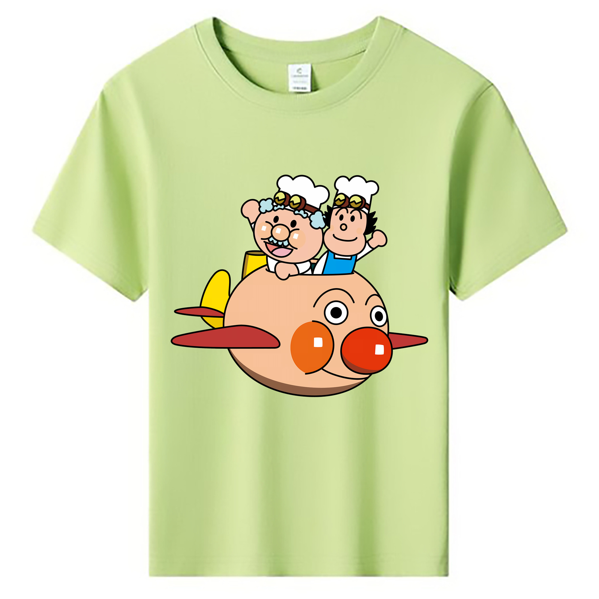 （画像用） アンパンマン Anpanman 綿100％キッズTシャツ（フロントプリント）